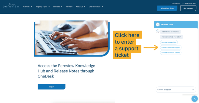 Click here to enter a support ticket