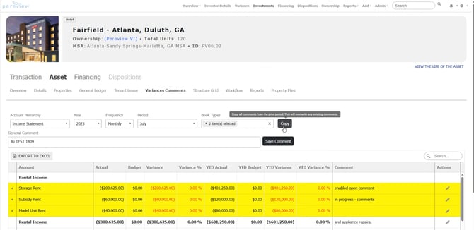 Asset Varianes Commentary Updates-1